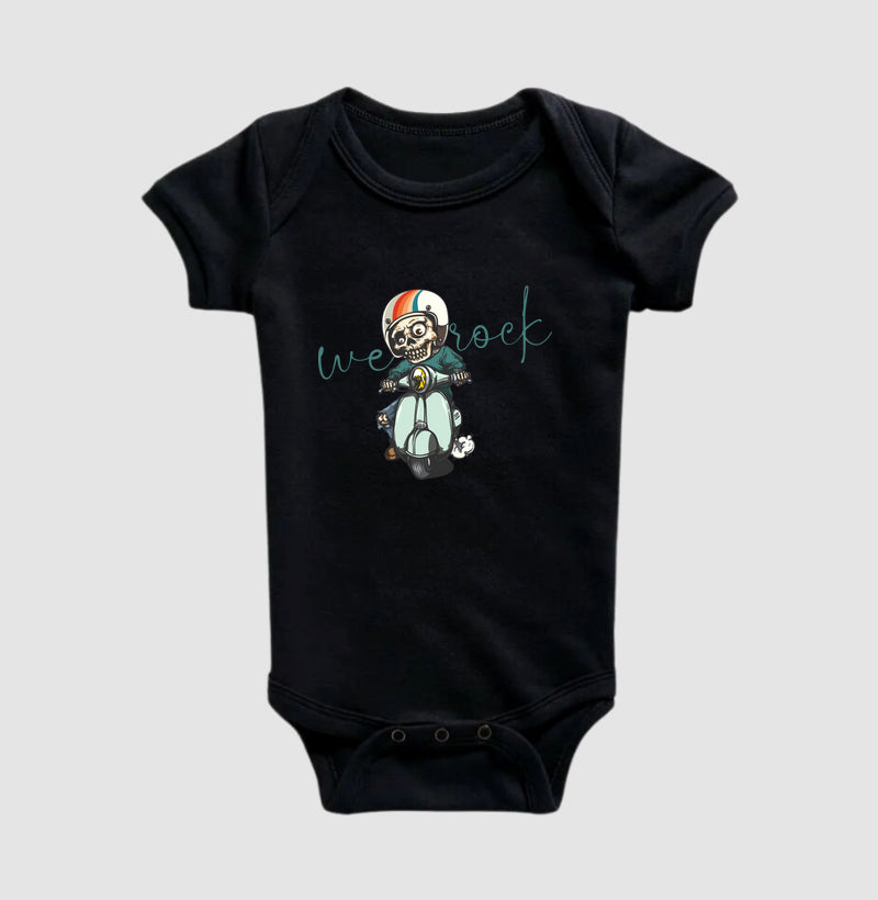 body infantil werock vespa skull