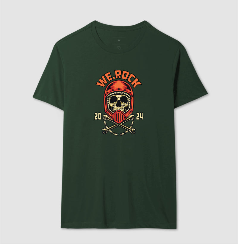 camiseta werock motorcycle tool masculina