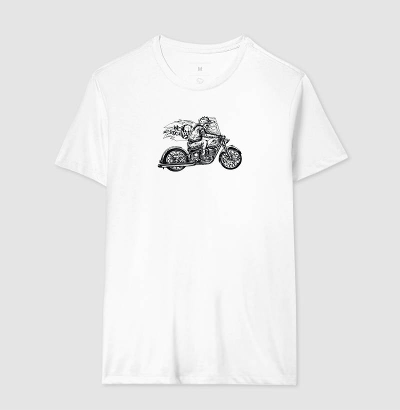 camiseta werock motorcycle ghost masculina