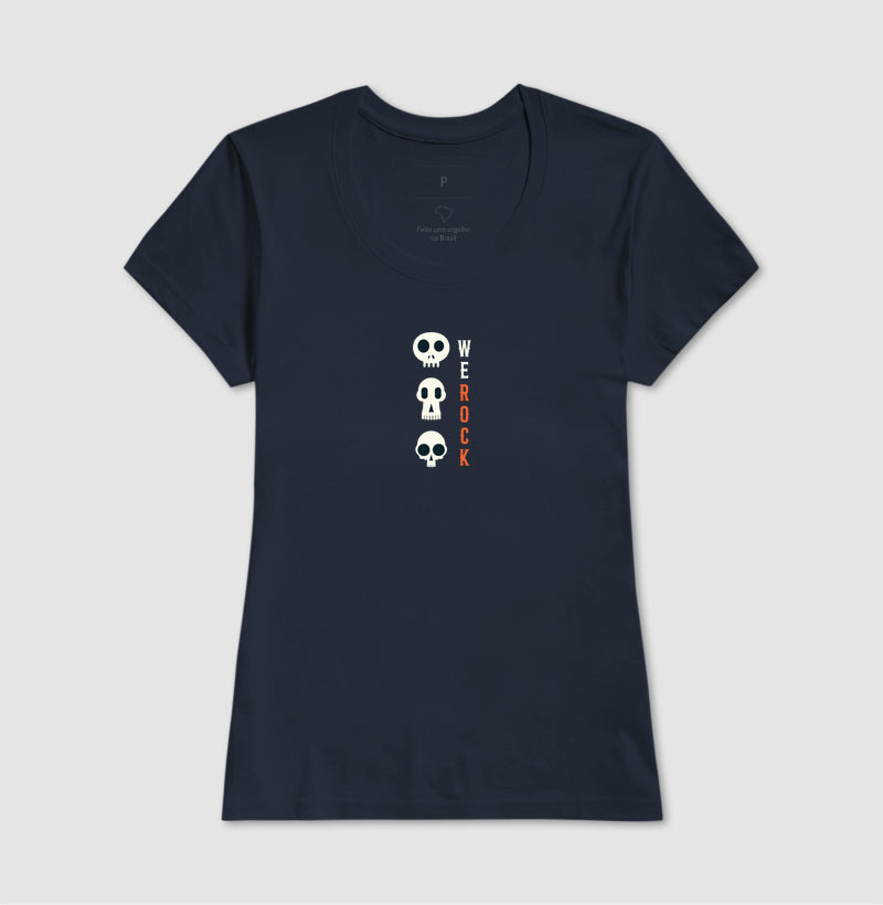 camiseta werock Vskulls feminina