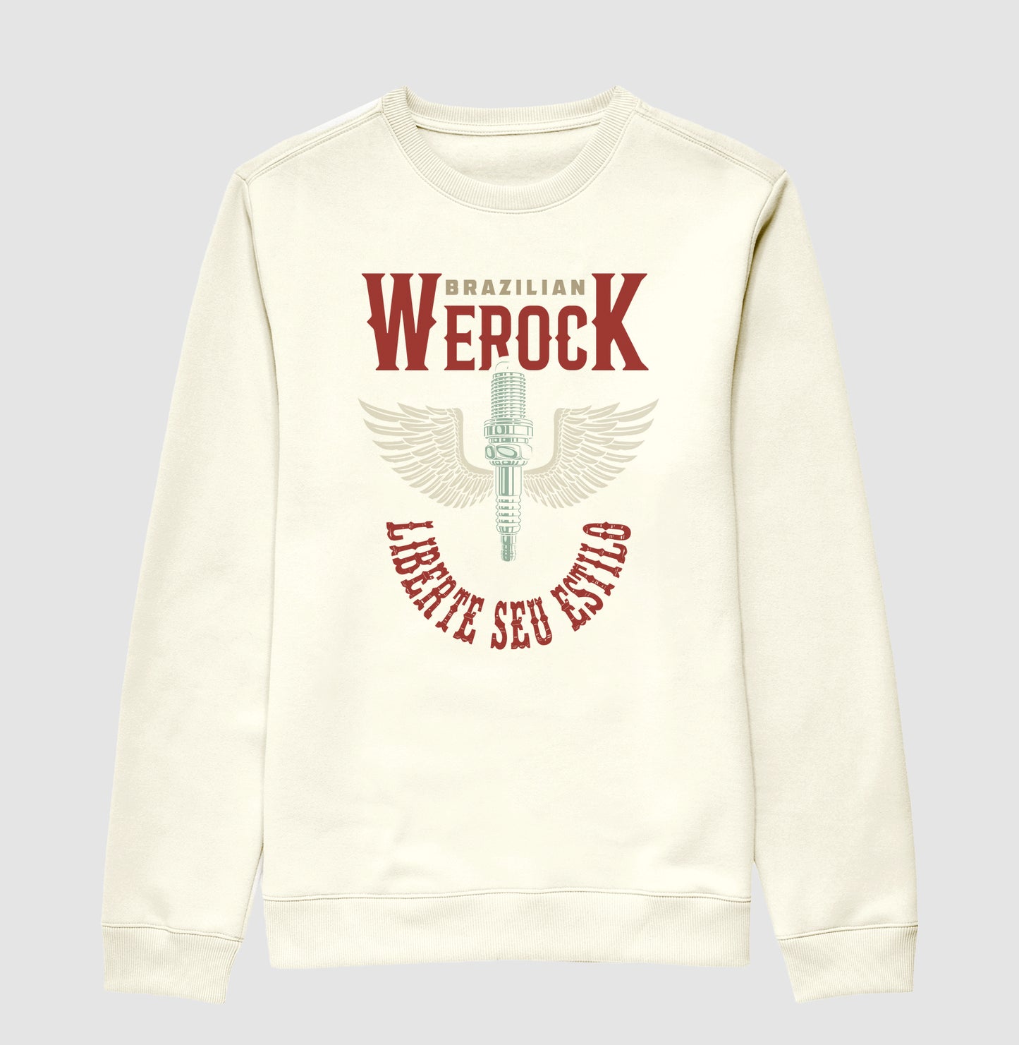 suéter werock motorcycle wings