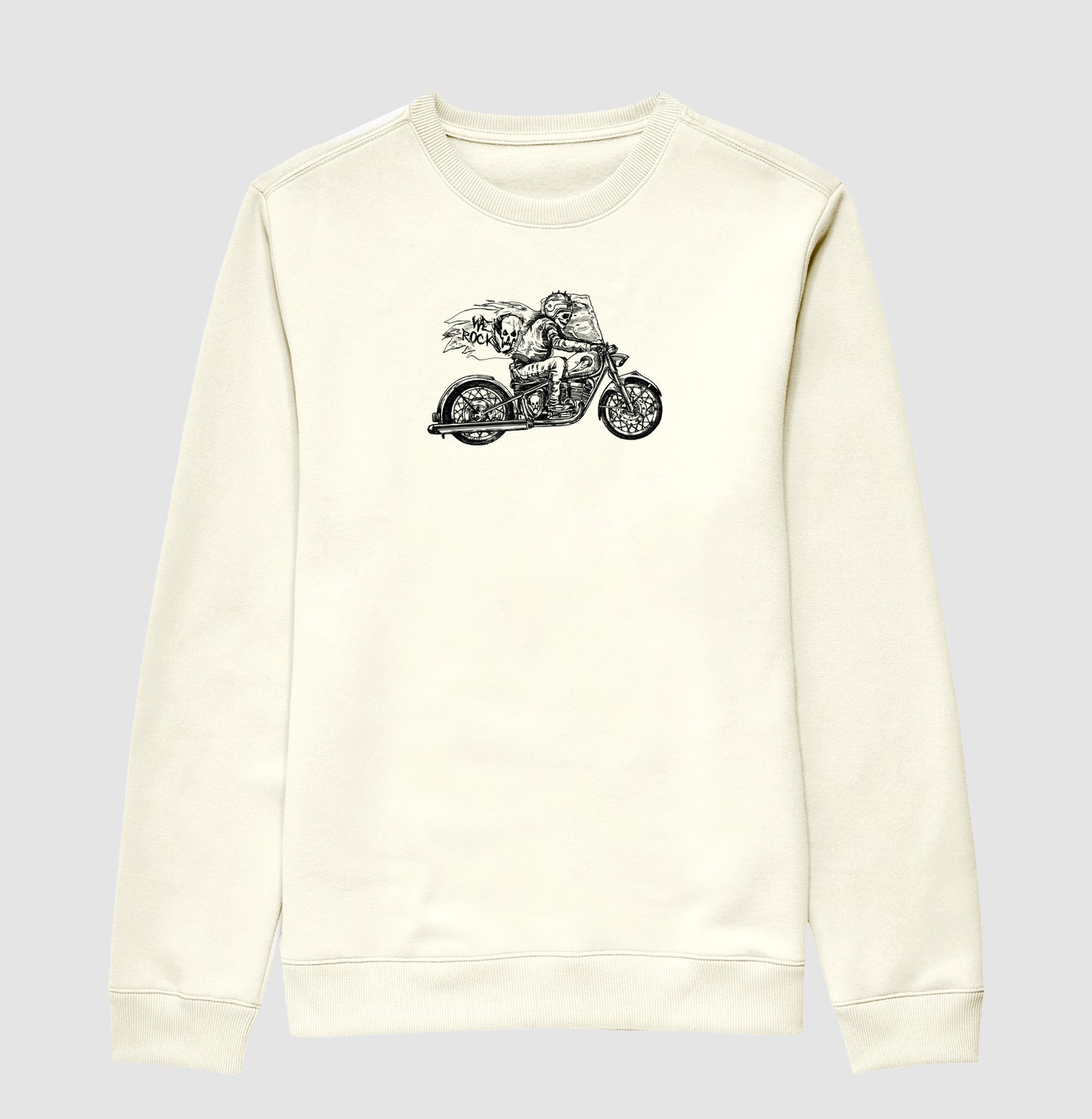 suéter werock motorcycle ghost