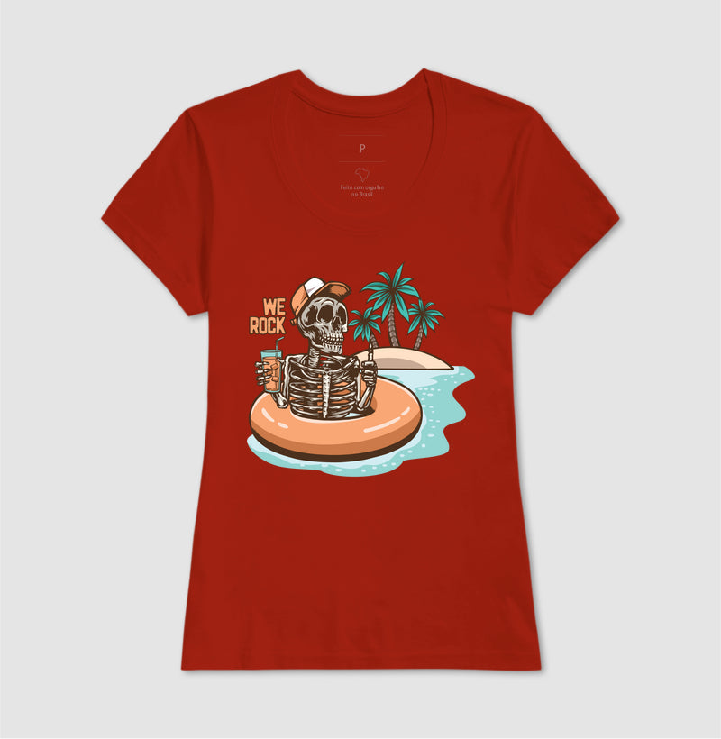 camiseta werock beach feminina