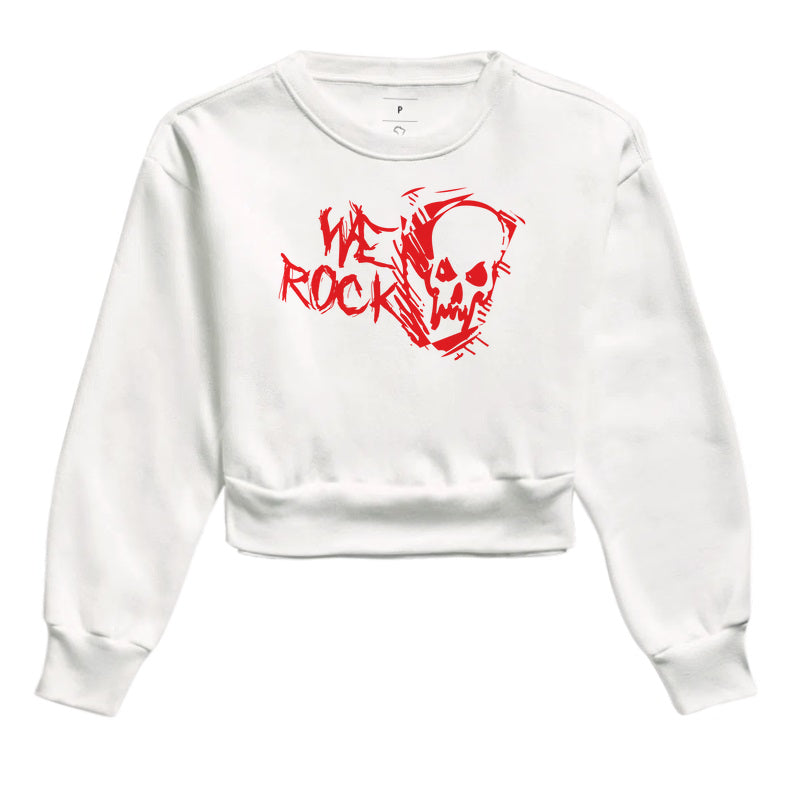 cropped moletom werock ghost red