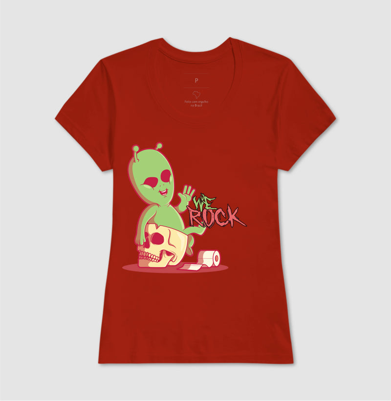 camiseta werock et feminina