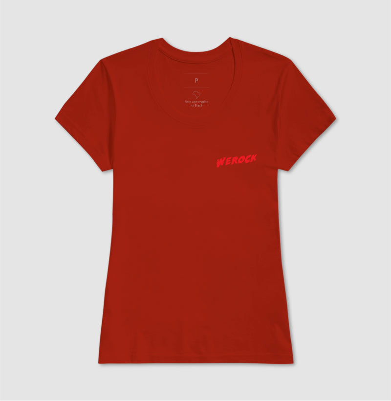 camiseta werock logo move feminina
