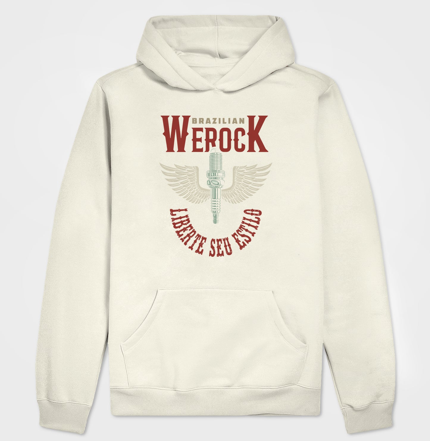 moletom werock motorcycle wings