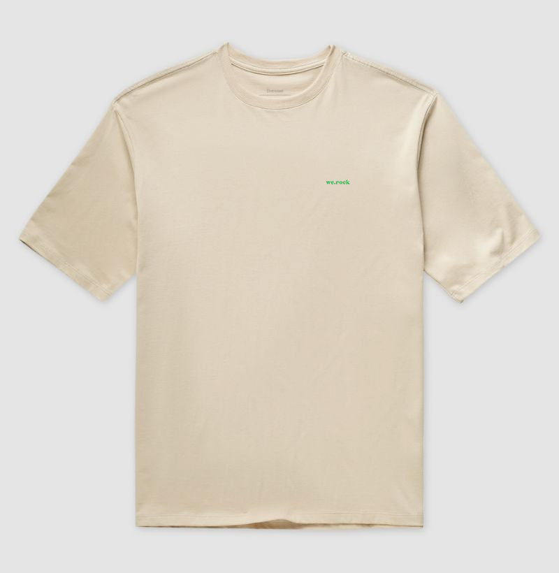 oversized werock logo simple green