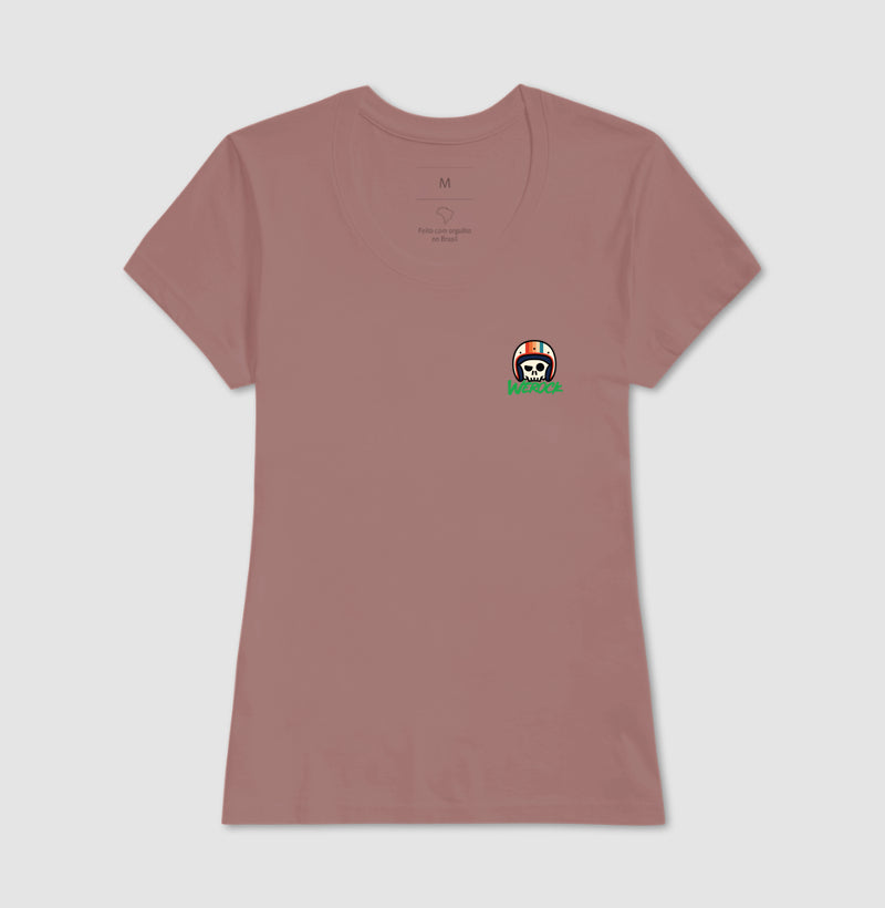 camiseta werock motorcycle classic feminina