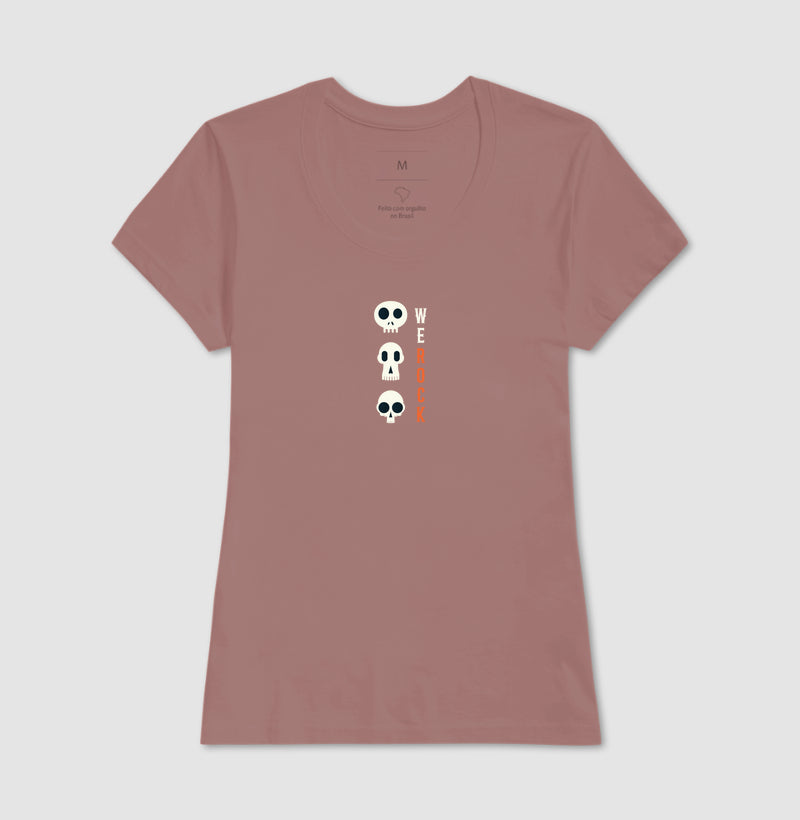 camiseta werock Vskulls feminina