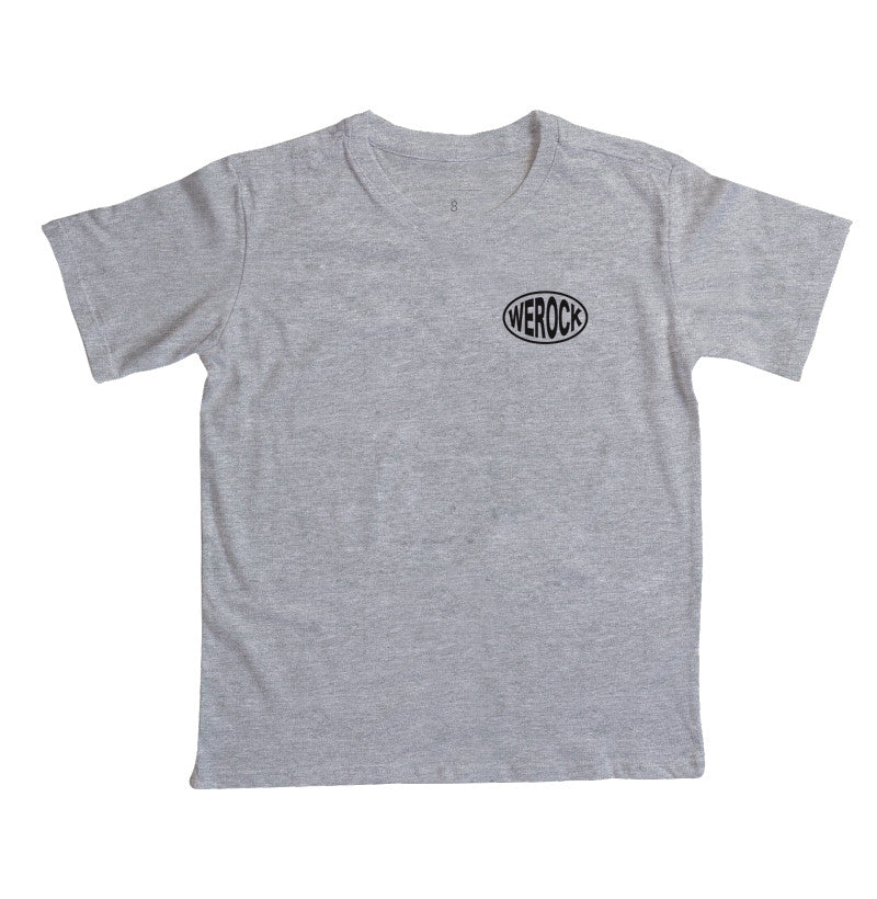camiseta infantil werock oval