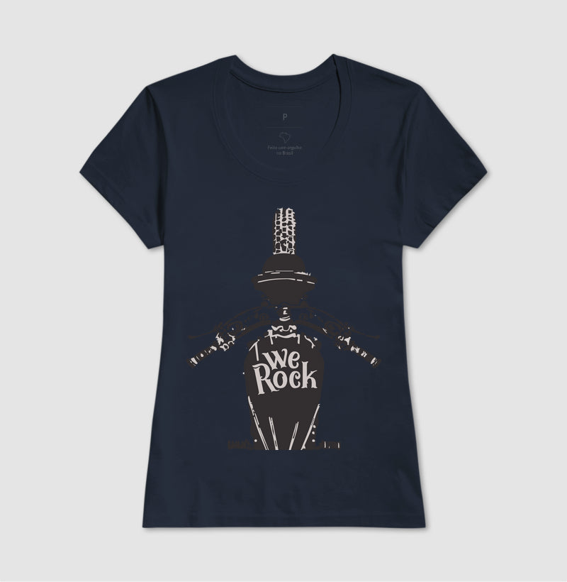 camiseta werock motorcycle driving feminina