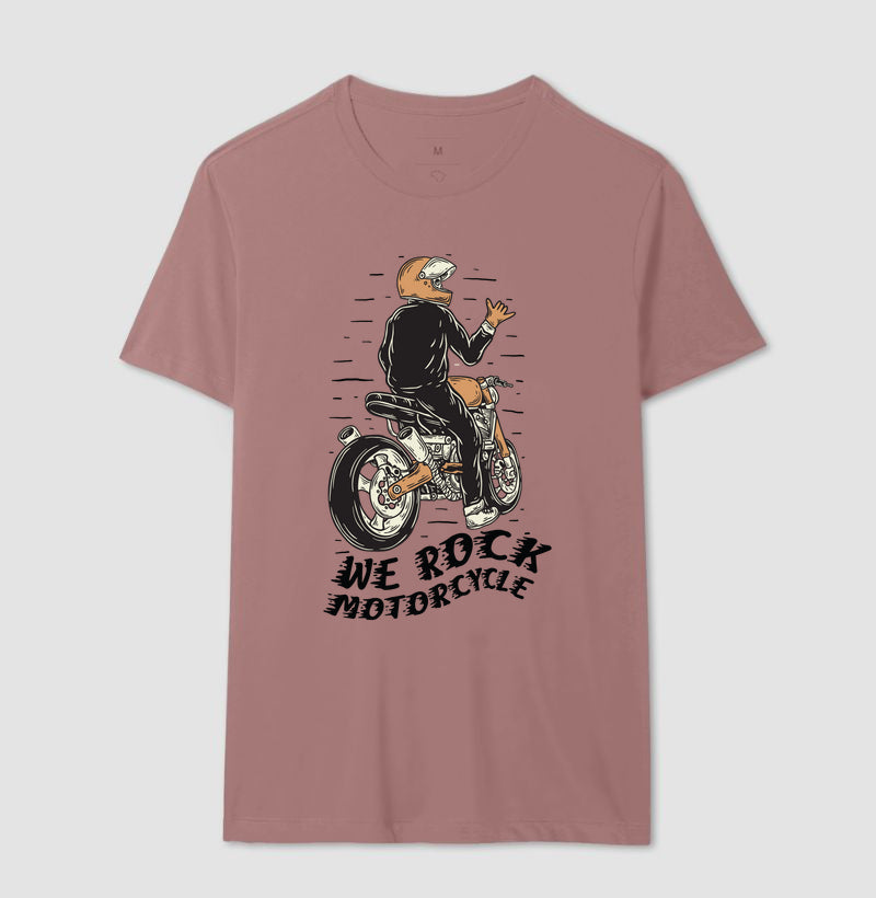 camiseta werock motorcycle hang loose masculina