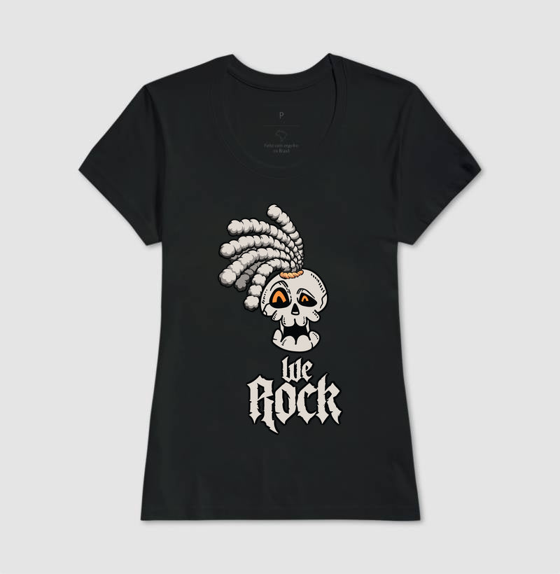 camiseta werock dread full feminina