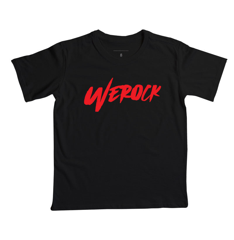 camiseta infantil werock logow