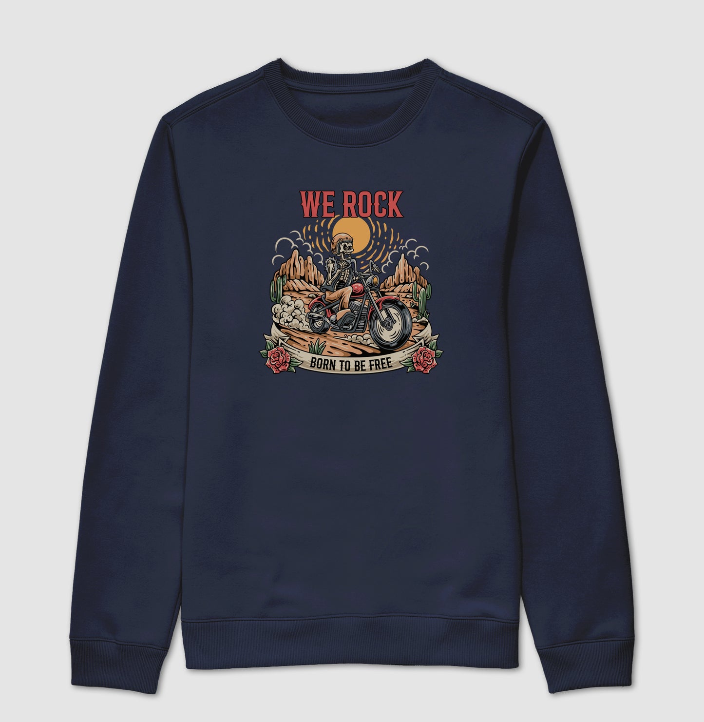 suéter werock born motorcycle