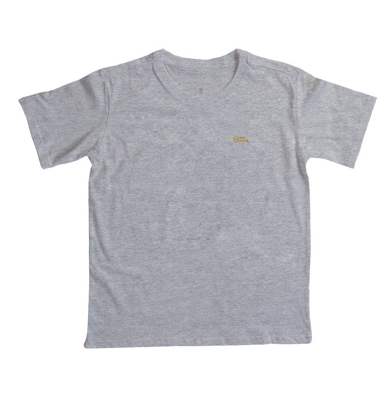 camiseta infantil werock skull gold
