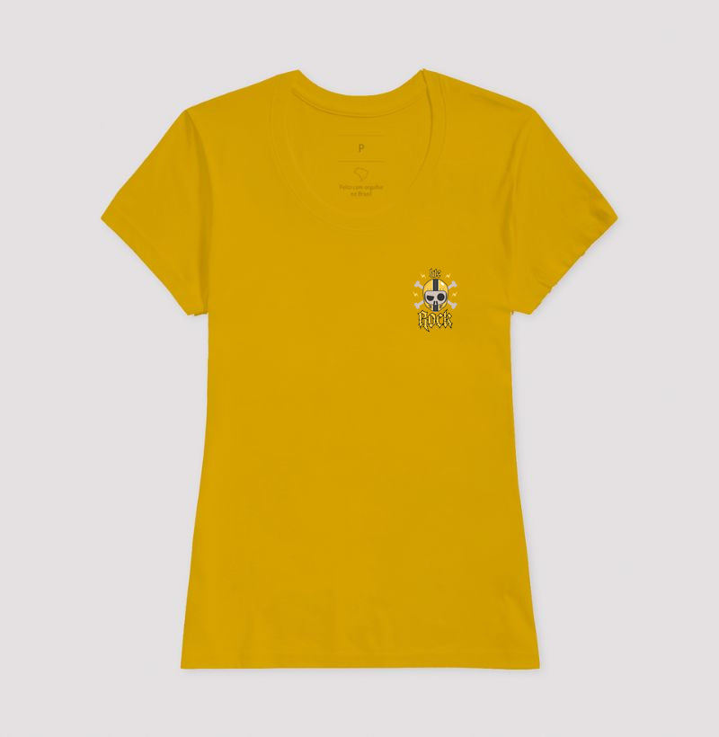 camiseta werock motorcycle skull feminina