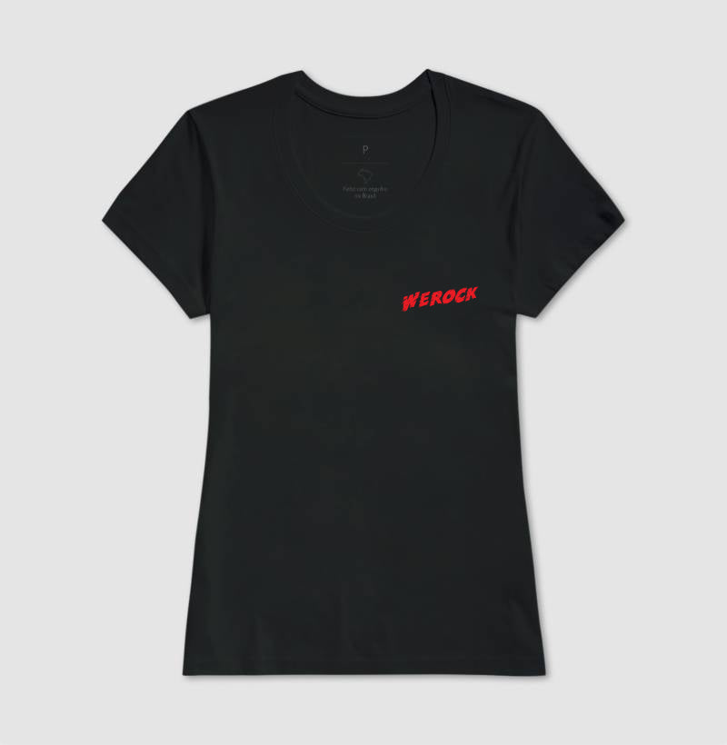 camiseta werock logo move feminina