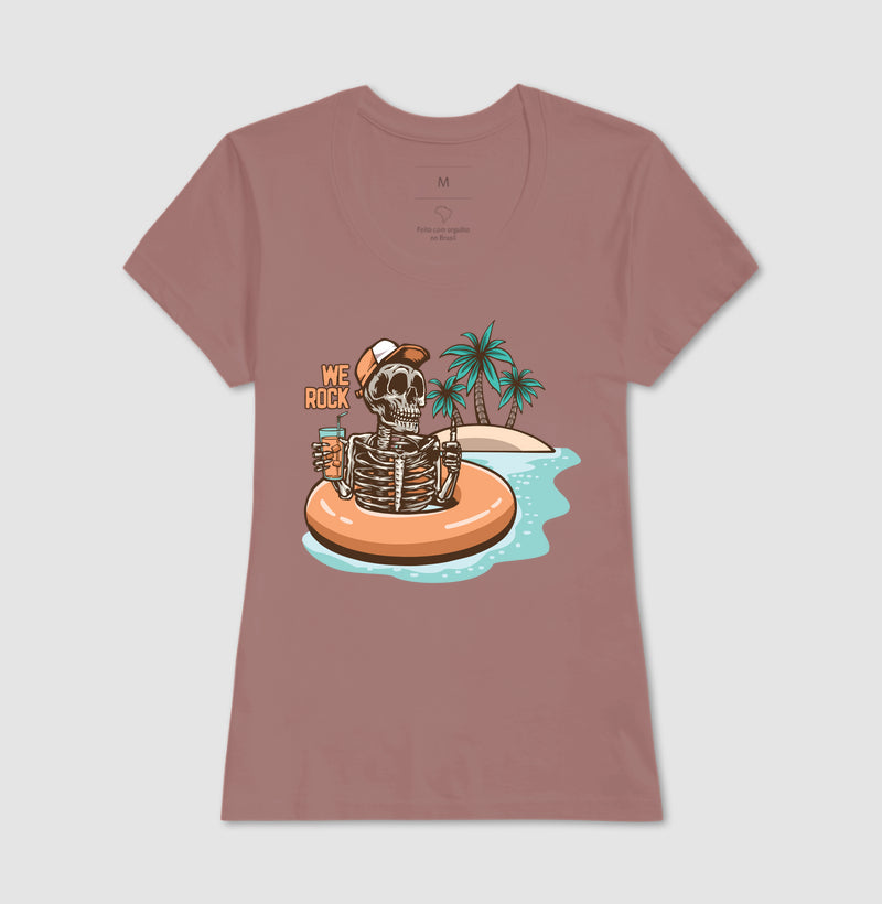 camiseta werock beach feminina