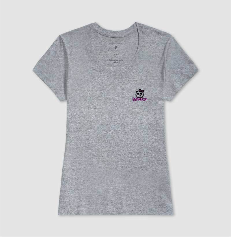 camiseta werock girl feminino