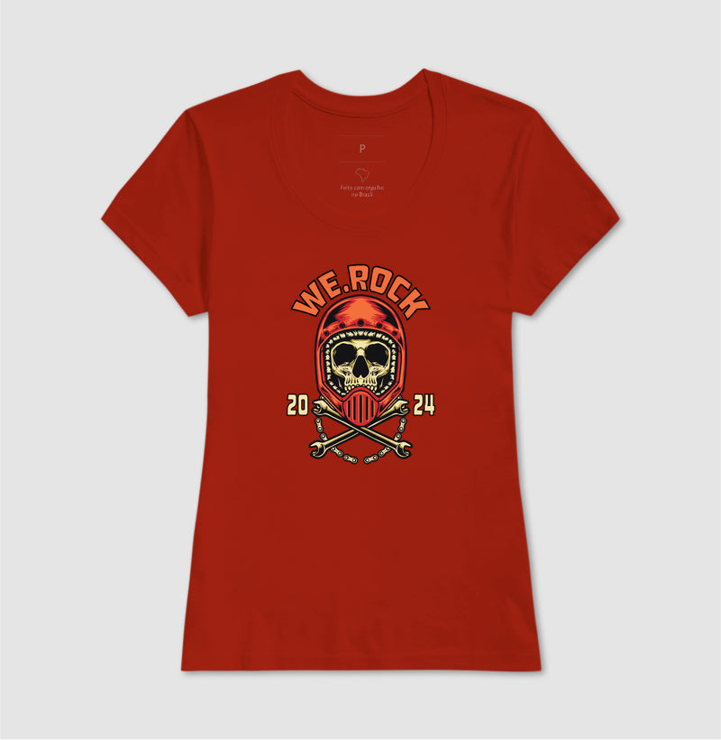 camiseta werock motorcycle tool feminina