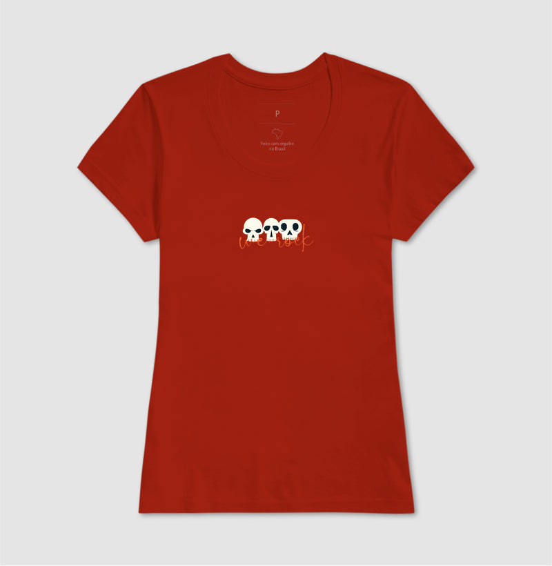 camiseta werock Hskulls feminina
