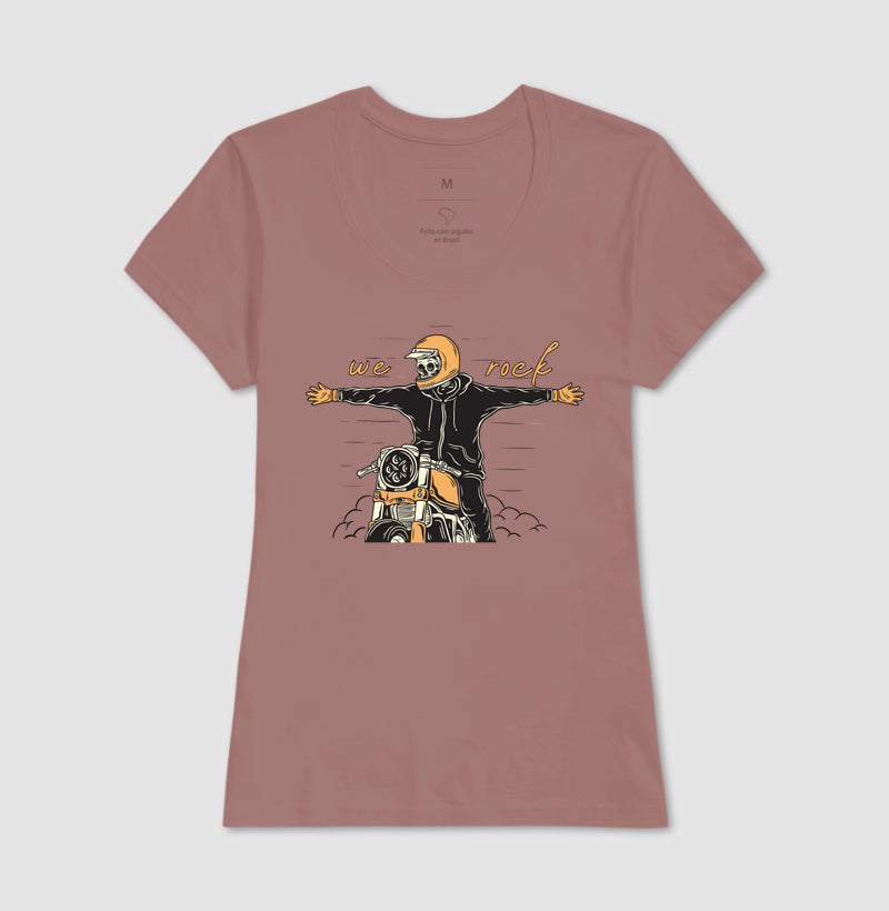 camiseta werock open arms feminina