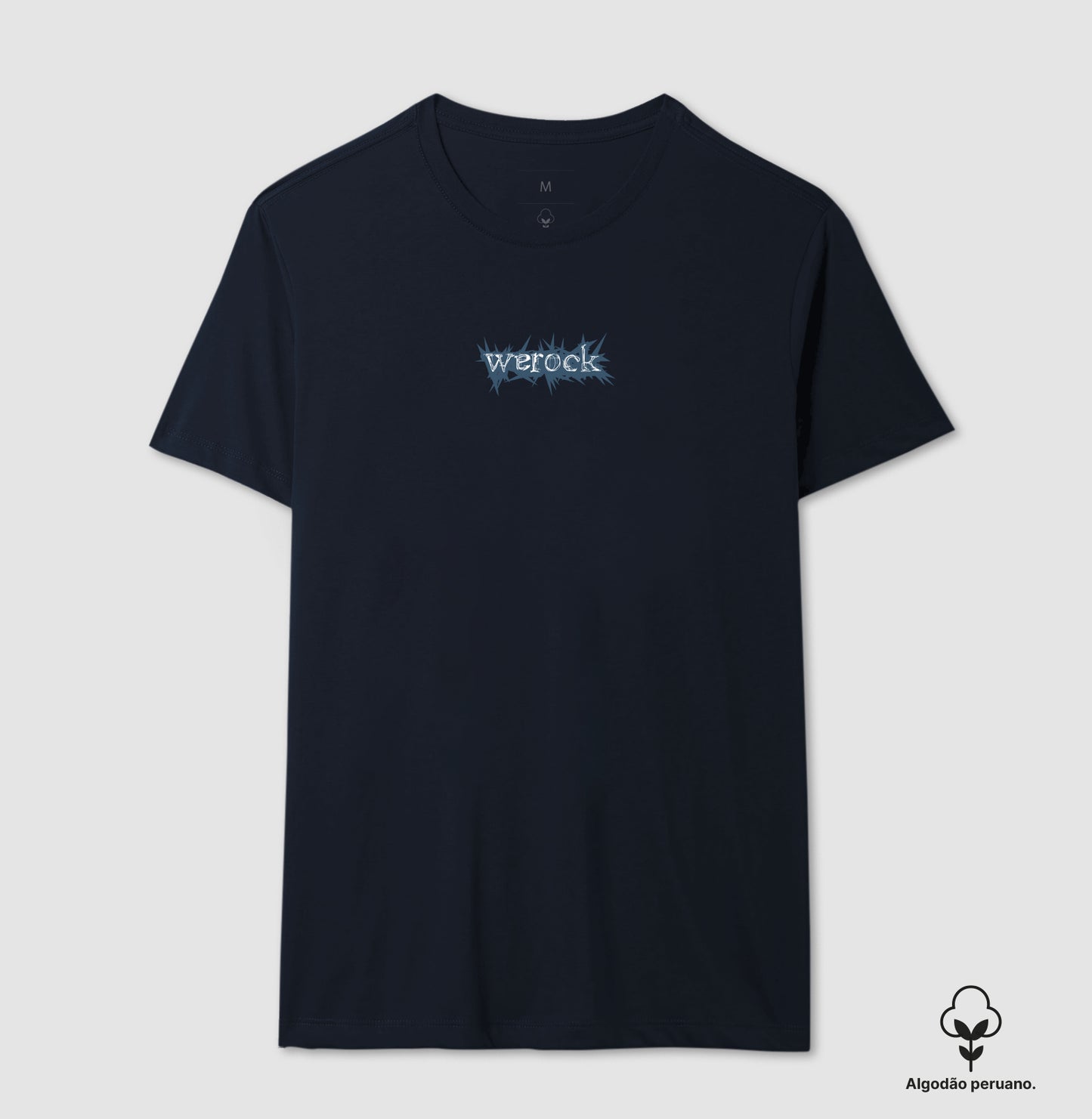 camiseta algodão peruano werock thorn masculina