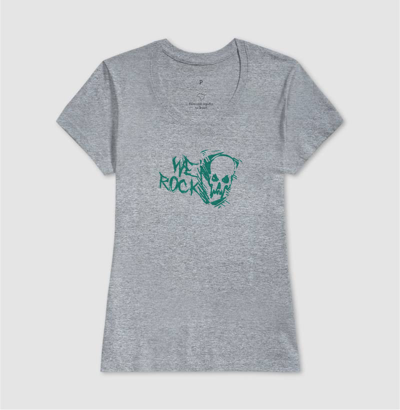 camiseta werock ghost feminina