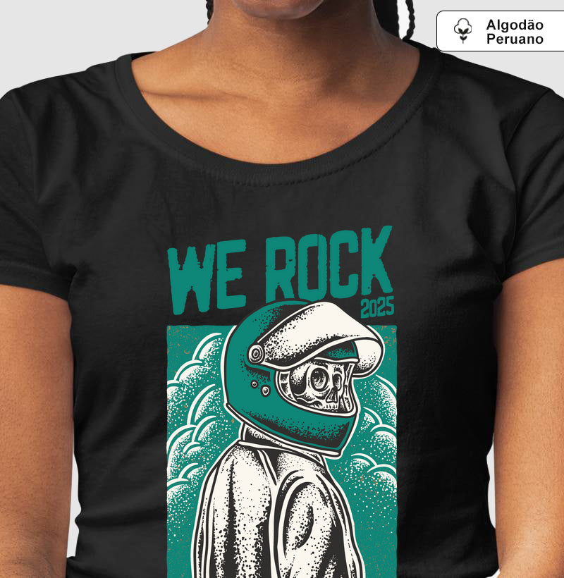 camiseta algodão peruano werock trip feminina