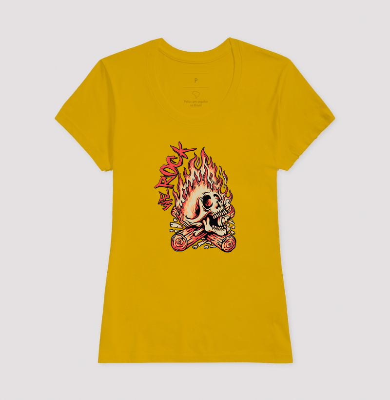 camiseta werock bonfire feminina