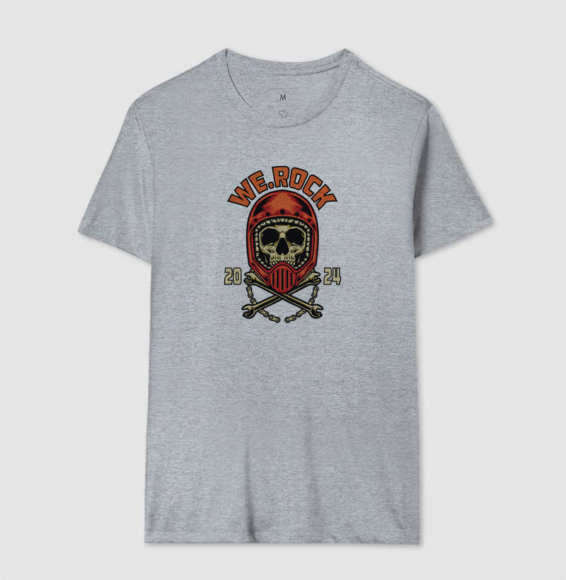 camiseta werock motorcycle tool masculina