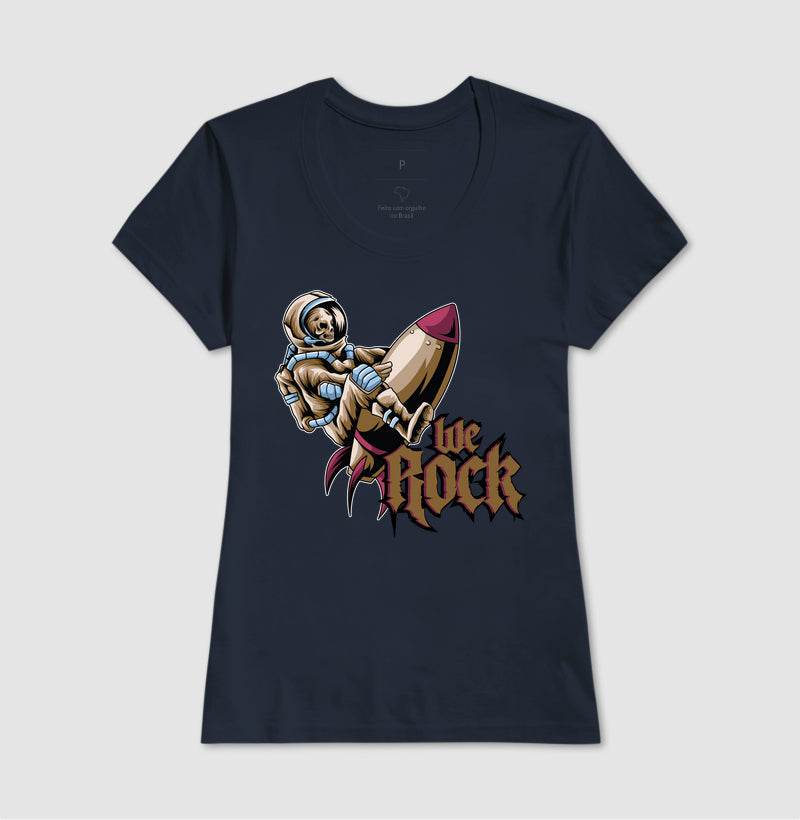 camiseta werock rocket feminina