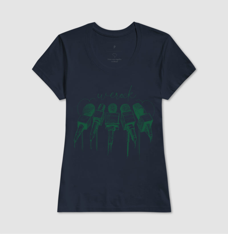 camiseta werock mics feminina