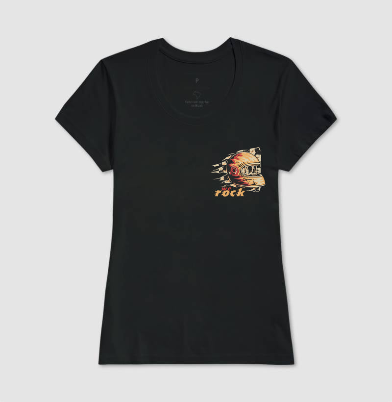 camiseta werock helmet racing feminina