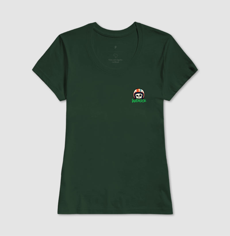 camiseta werock motorcycle classic feminina