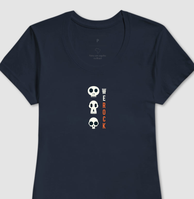 camiseta werock Vskulls feminina