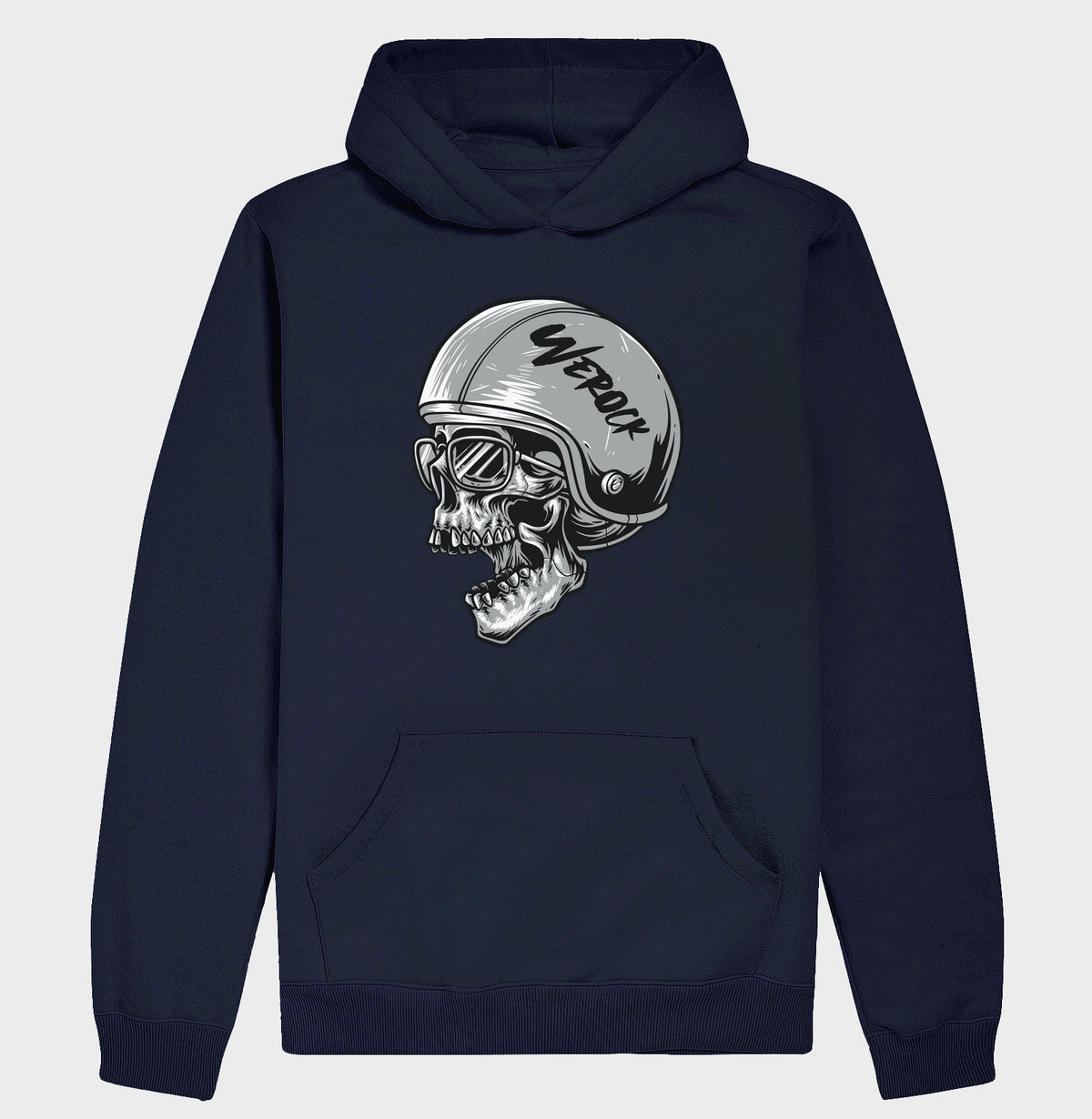 moletom werock motorcycle helmet skull