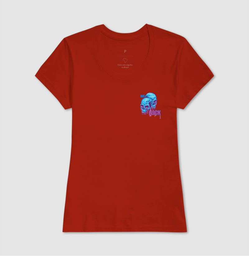 camiseta werock melting feminina