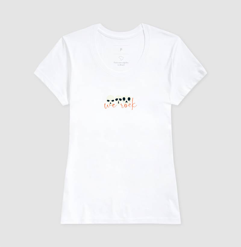 camiseta werock Hskulls feminina