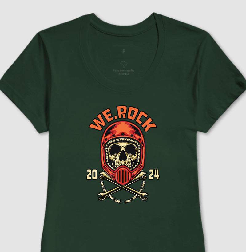 camiseta werock motorcycle tool feminina