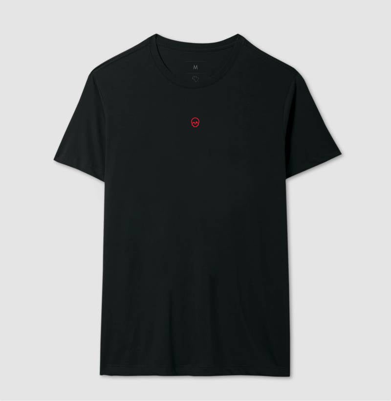 camiseta werock skull logo red masculina