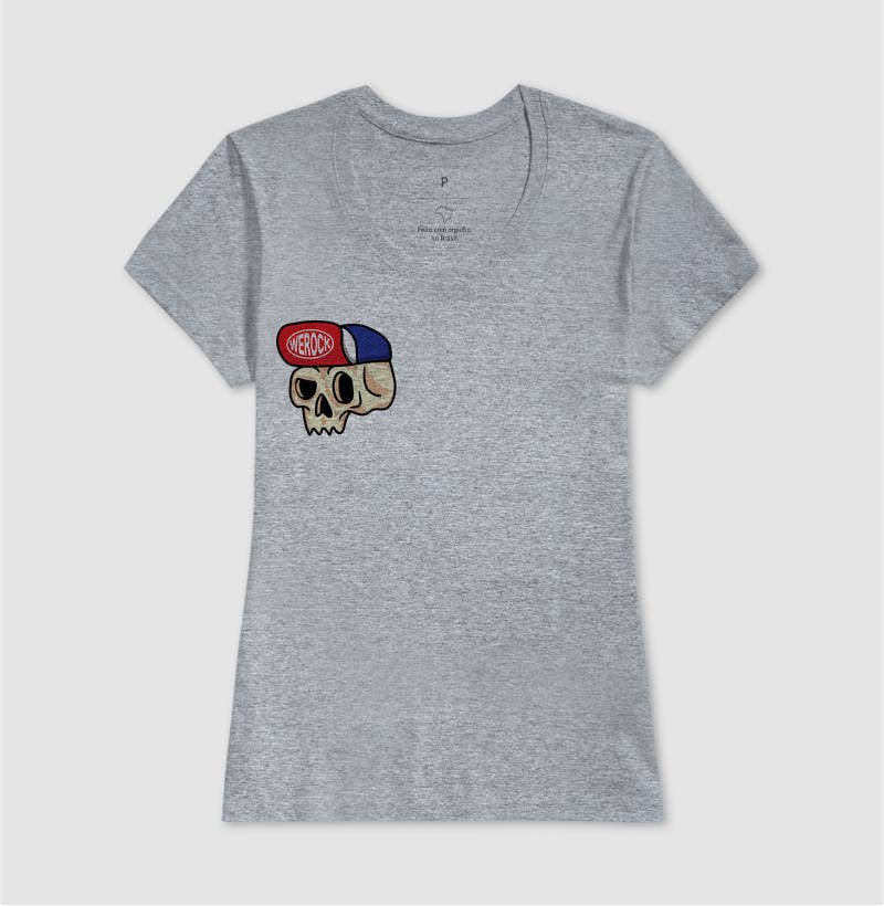 camiseta werock cap feminina