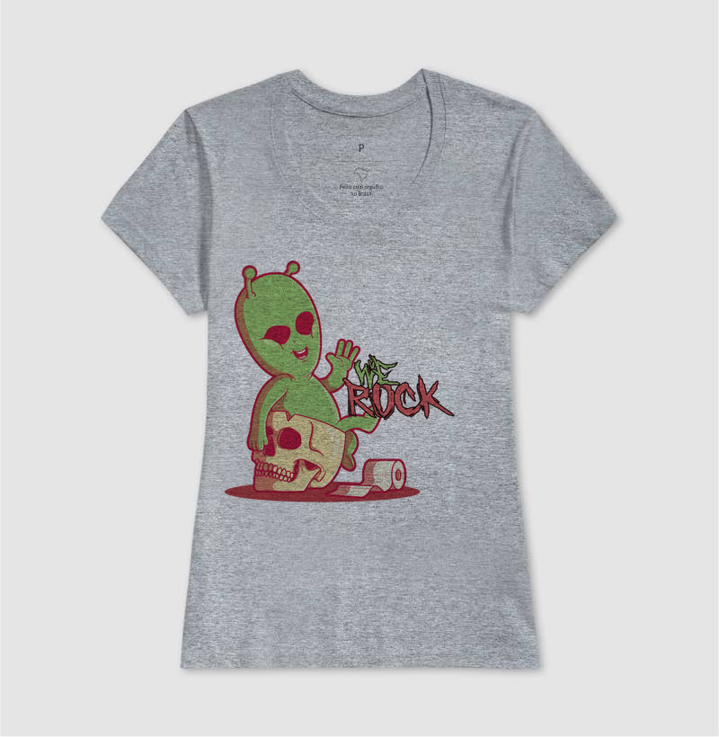 camiseta werock et feminina