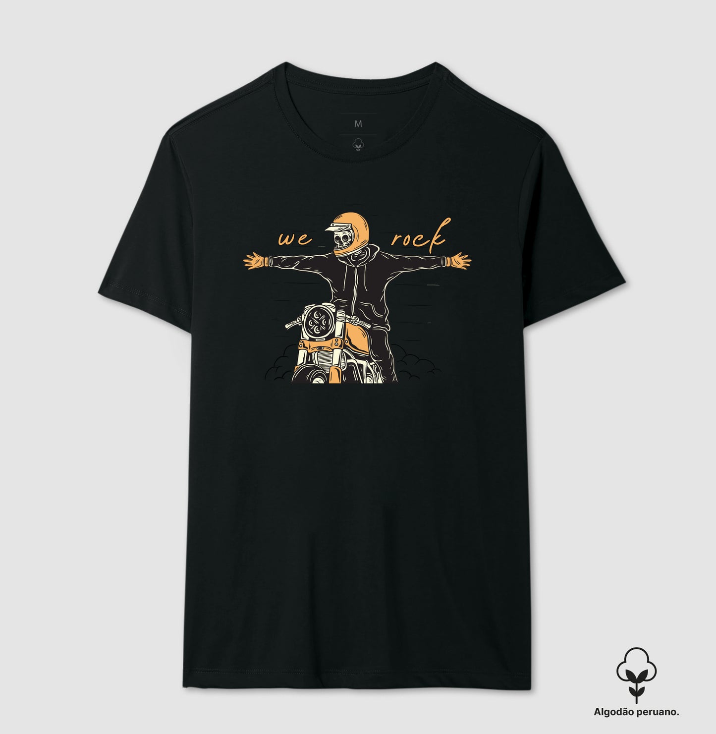camiseta algodão peruano werock open arms masculina