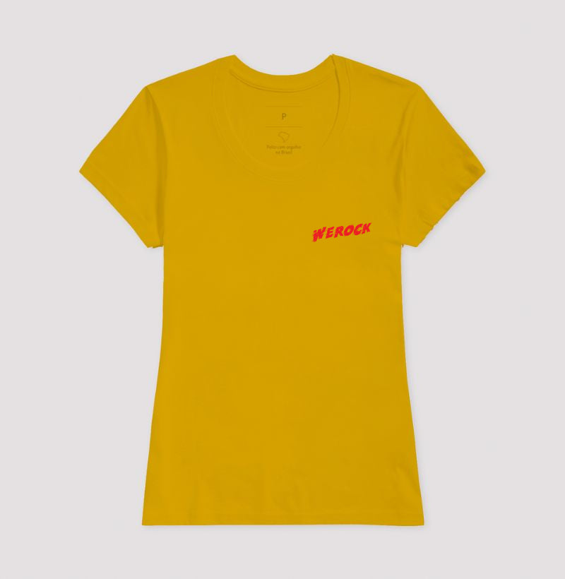 camiseta werock logo move feminina