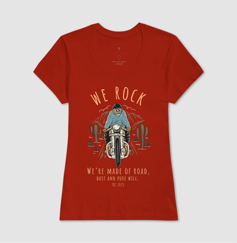camiseta werock road feminino