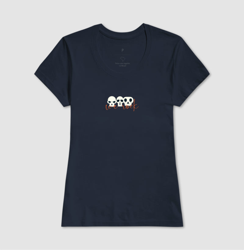 camiseta werock Hskulls feminina