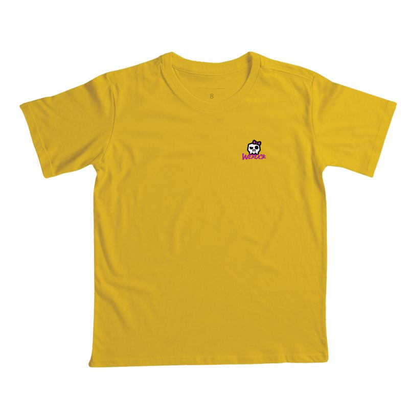 camiseta infantil werock girl